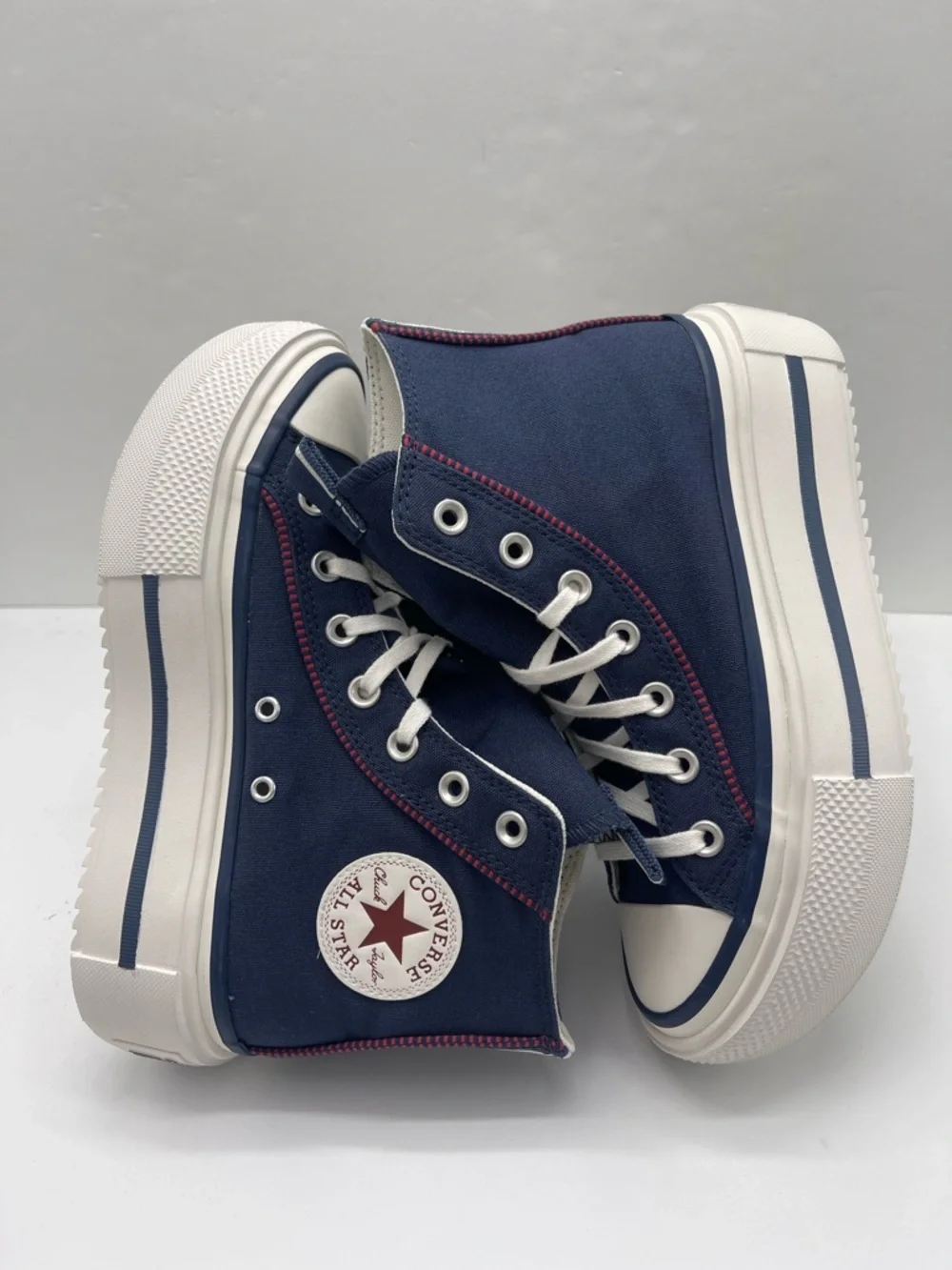 Converse WMNS Chuck Taylor All Star High Top Platform Sneakers Size 7 419252C - Picture 11 of 16